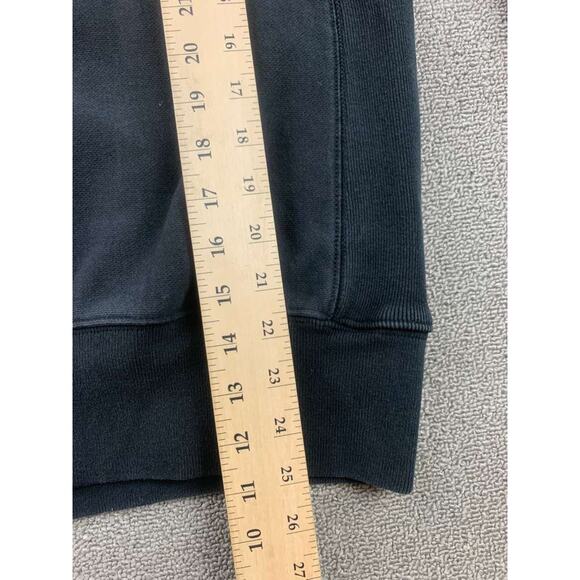 Champion Sweatshirt Men Large Reverse Weave Crewneck Logo Embroidery Black - Picture 6 of 9